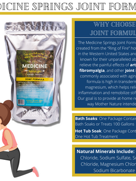 Medicine Springs Mineral Therapy JOINT Formula (Hot Tub)
