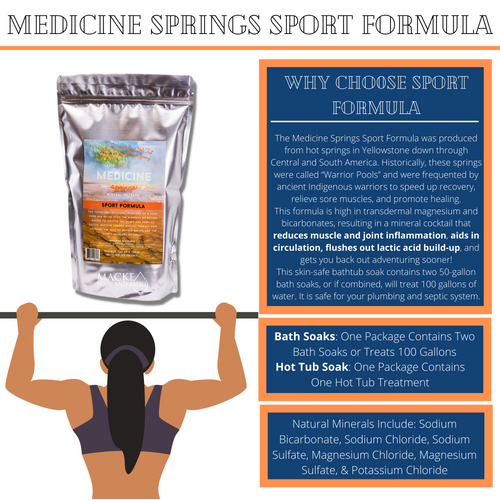 Medicine Springs Mineral Therapy SPORT Formula (Bath Tub)