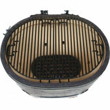 Primo Oval XL 400 Ceramic Kamado Grill With Stainless Steel Grates (2021 Model) - Macke Pool & Patio